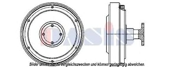 138065N Aks Dasis Віскомуфта вентилятора