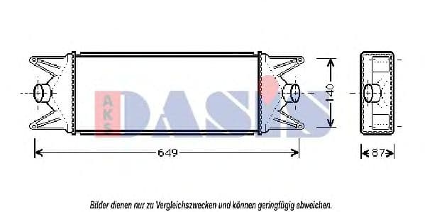 407240N Aks Dasis Інтеркулер для Iveco Daily III