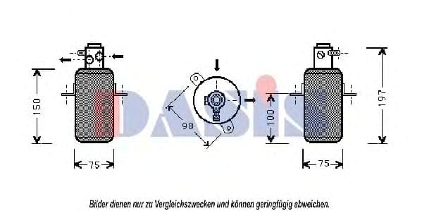 800720N Aks Dasis Осушувач кондиціонера