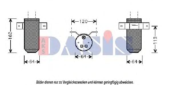 803700N Aks Dasis Осушитель кондиционера для Land Rover Freelander