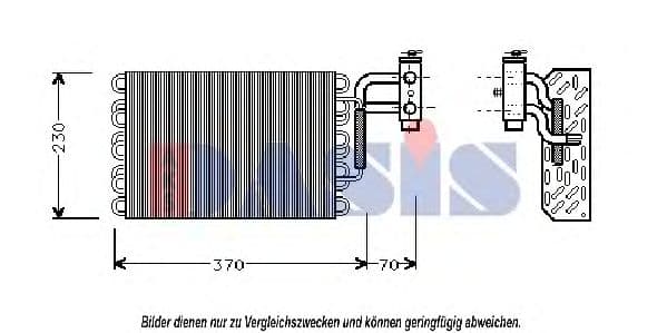 820250N Aks Dasis Випарник кондиціонера