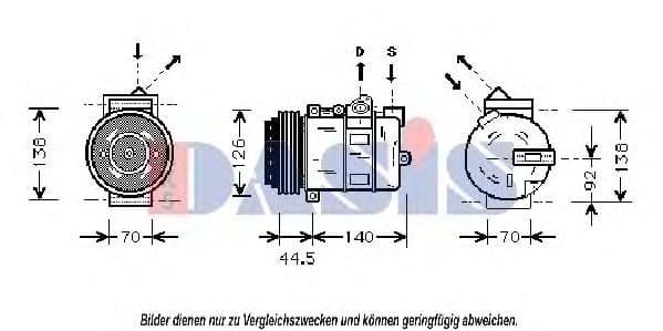 850990N Aks Dasis Компресор кондиціонера