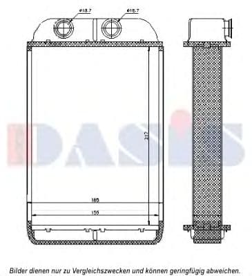 489010N Aks Dasis Радиатор печки