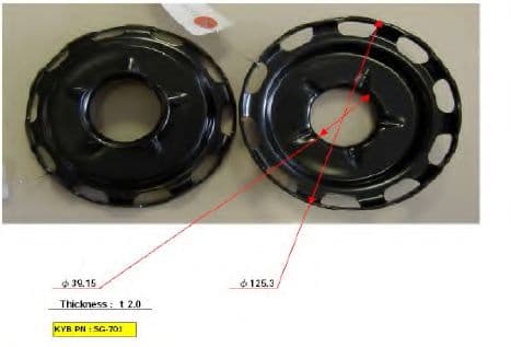 SG-703 Kayaba Тарелка пружины для Audi A4