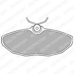 LP1505 Delphi Гальмівні колодки