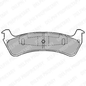 LP1635 Delphi Гальмівні колодки