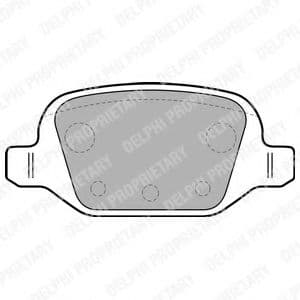 LP1678 Delphi Тормозные колодки