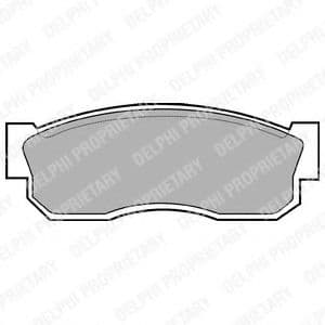 LP261 Delphi Тормозные колодки