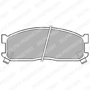 LP530 Delphi Гальмівні колодки