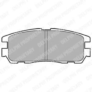 LP965 Delphi Тормозные колодки