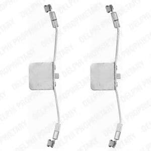 LX0397 Delphi Компоненти дискових гальмівних колодок