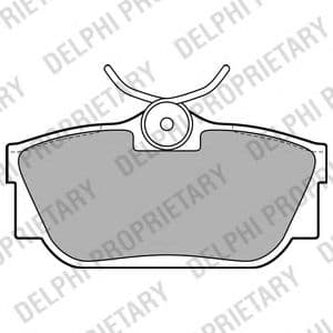 LP2019 Delphi Гальмівні колодки для Volkswagen Transporter