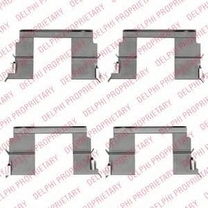 LX0516 Delphi Компоненти дискових гальмівних колодок