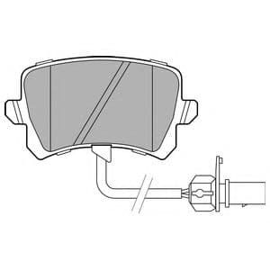 LP3141 Delphi Гальмівні колодки
