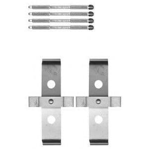 LX0595 Delphi Комплектующие дисковых тормозных колодок