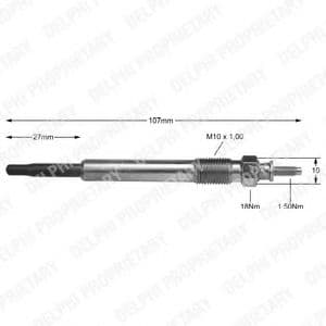 HDS367 Delphi Свеча накала