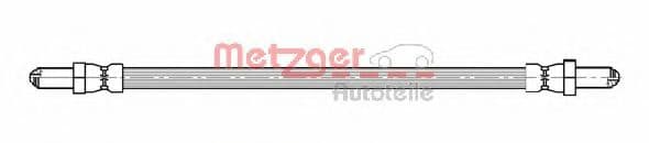 4112534 Metzger Гальмівний шланг