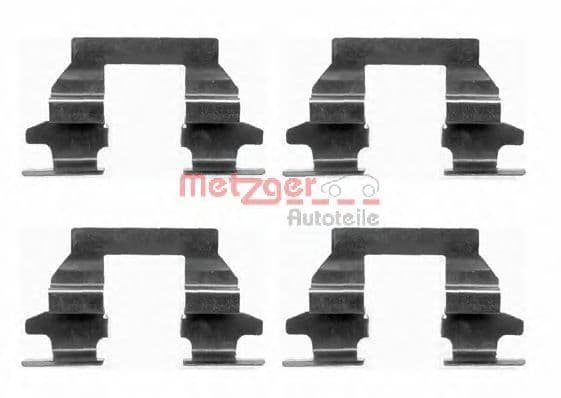 109-1625 Metzger Компоненти дискових гальмівних колодок