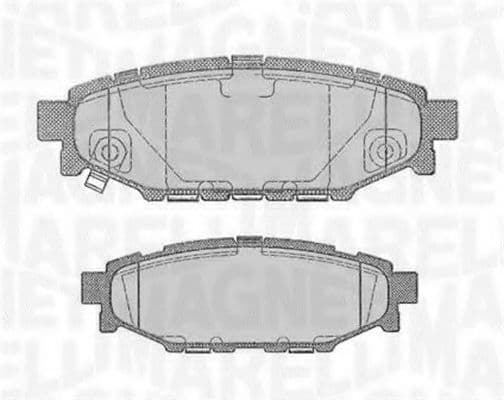 363916060700 Magneti Marelli Тормозные колодки