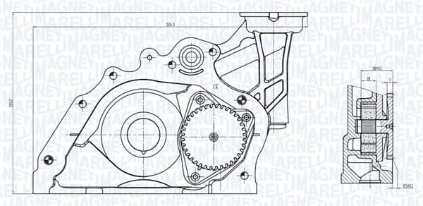 351516000031 Magneti Marelli Масляный насос