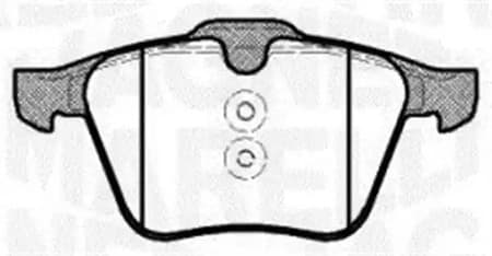 363916060797 Magneti Marelli Гальмівні колодки
