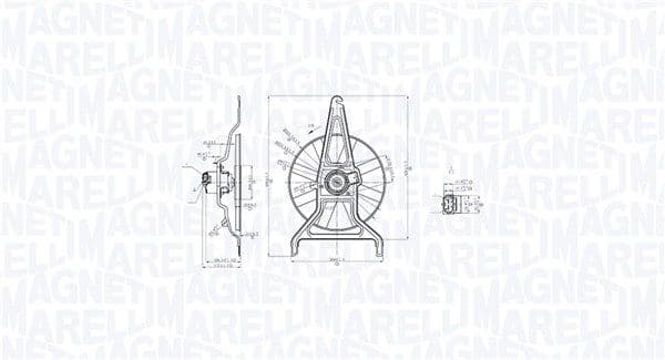 069422867010 Magneti Marelli Вентилятор системи охолодження двигуна