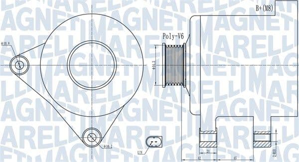 063732091010 Magneti Marelli Генератор